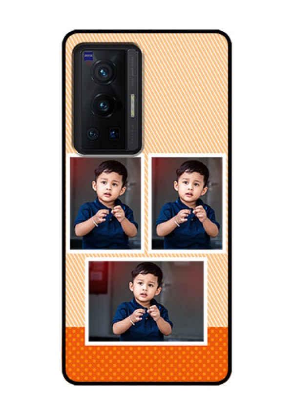 Vivo X70 Pro 5G Photo Printing on Glass Case - Bulk Photos Upload Design