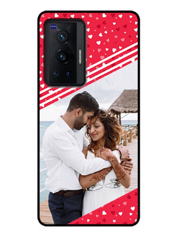 Custom Vivo X70 Pro 5G Custom Glass Mobile Case - Valentines Gift Design