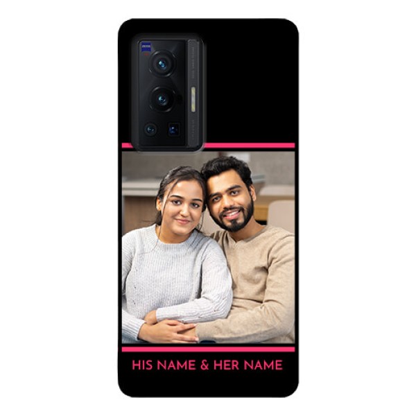 Vivo X70 Pro 5G Custom Glass Mobile Case - with Add Text Design