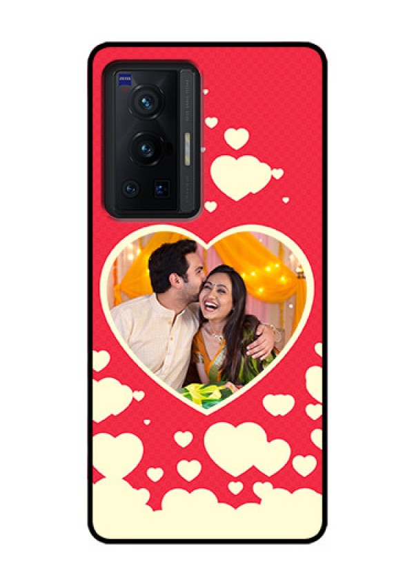 Vivo X70 Pro 5G Custom Glass Mobile Case - Love Symbols Phone Cover Design
