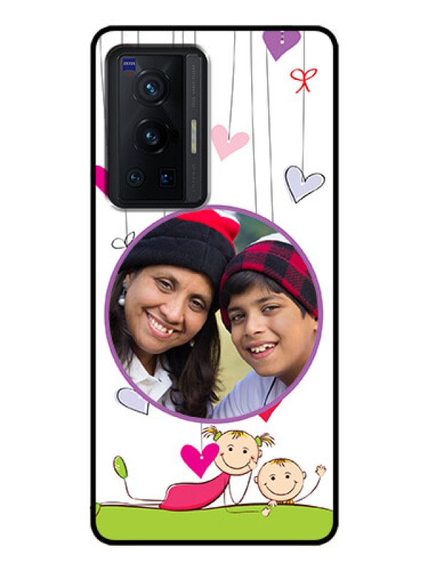 Custom Vivo X70 Pro 5G Photo Printing on Glass Case - Cute Kids Phone Case Design