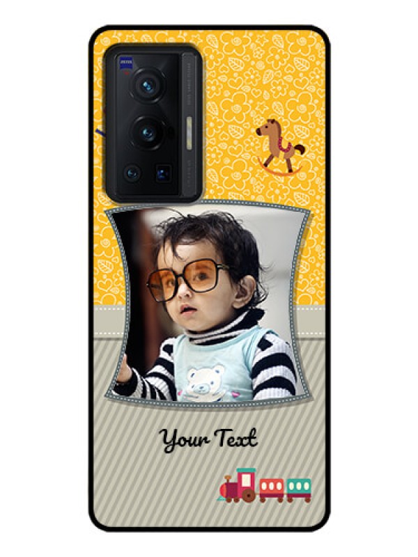 Custom Vivo X70 Pro 5G Personalized Glass Phone Case - Baby Picture Upload Design