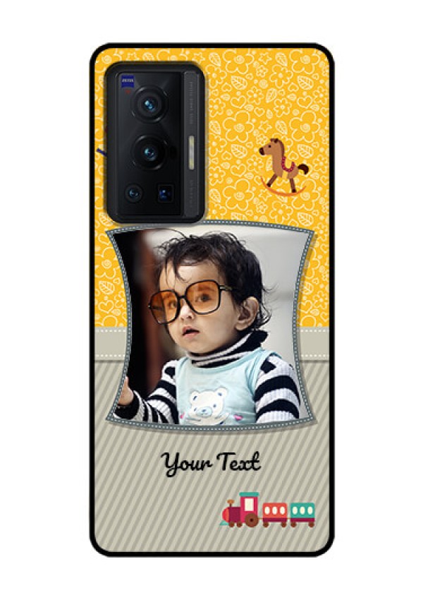 Vivo X70 Pro 5G Personalized Glass Phone Case - Baby Picture Upload Design