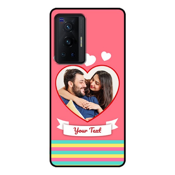 Vivo X70 Pro 5G Photo Printing on Glass Case - Love Doodle Design