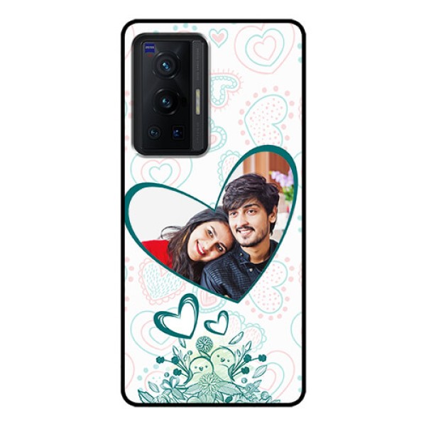 Vivo X70 Pro 5G Photo Printing on Glass Case - Premium Couple Design