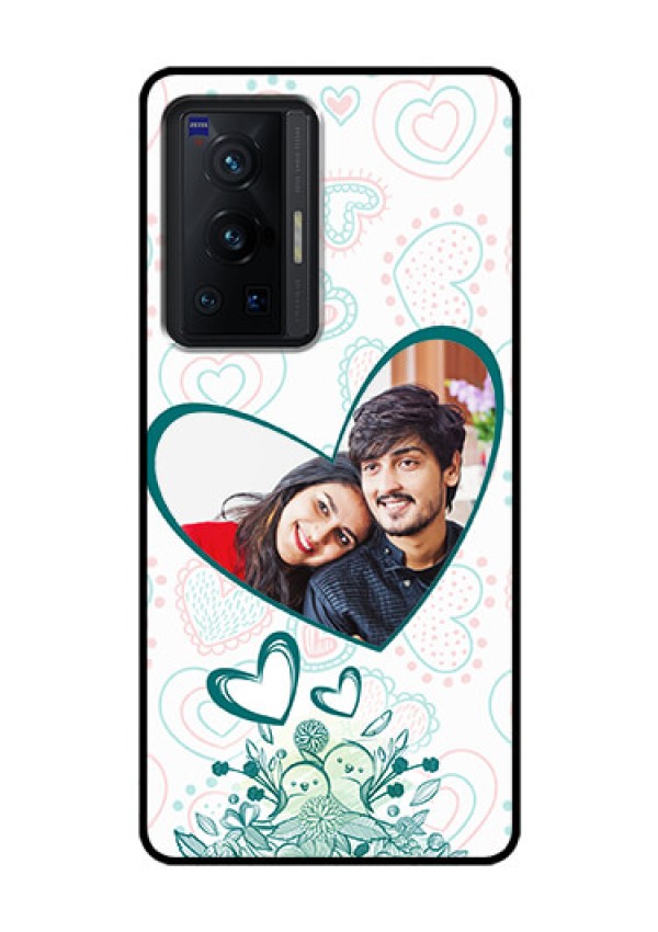 Vivo X70 Pro 5G Photo Printing on Glass Case - Premium Couple Design