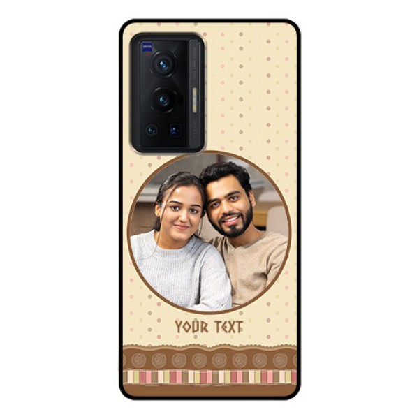 Vivo X70 Pro 5G Custom Glass Mobile Case - Brown Dotted Mobile Case Design Vivo X70 Pro 5G Custom Glass Mobile Case - Brown Dotted Mobile Case Design