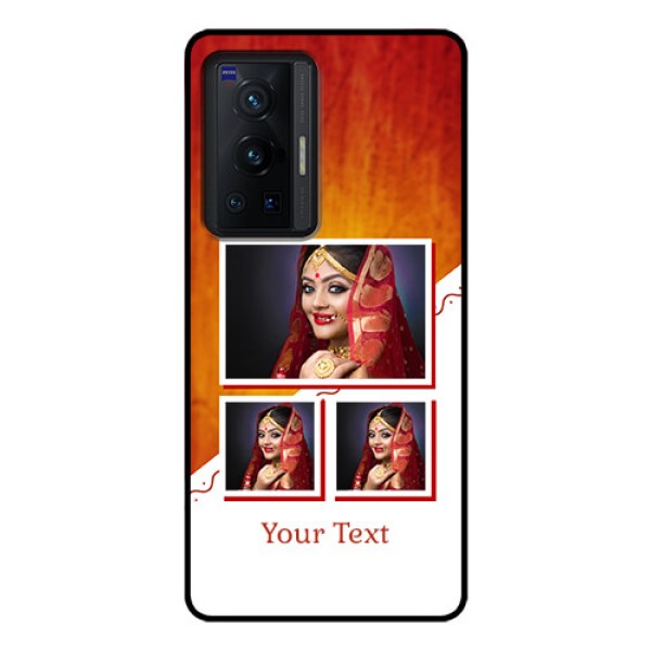 Vivo X70 Pro 5G Custom Glass Phone Case - Wedding Memories Design