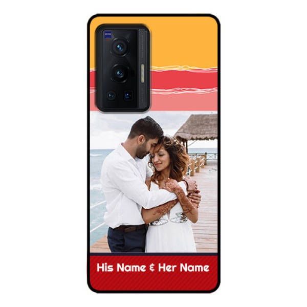 Vivo X70 Pro 5G Custom Glass Mobile Case - Colorful Case Design