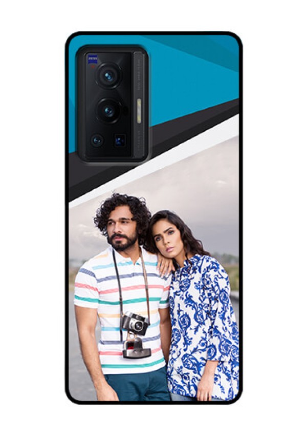 Vivo X70 Pro 5G Photo Printing on Glass Case - Simple Pattern Photo Upload Design
