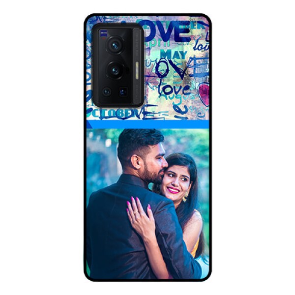 Vivo X70 Pro 5G Custom Glass Mobile Case - Colorful Love Design