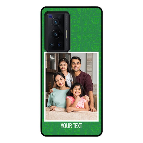 Vivo X70 Pro 5G Personalized Glass Phone Case - Picture Upload Design