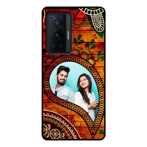 Vivo X70 Pro 5G Personalized Glass Phone Case - Abstract Colorful Design