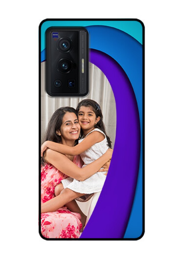 Vivo X70 Pro 5G Photo Printing on Glass Case - Simple Pattern Design