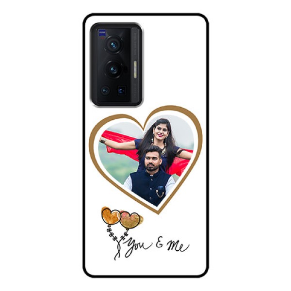 Vivo X70 Pro 5G Custom Glass Mobile Case - You & Me Design
