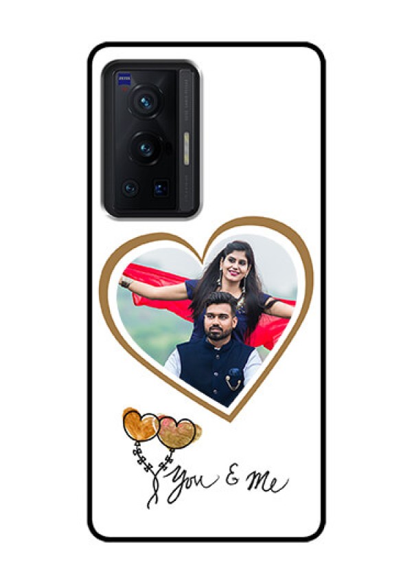 Vivo X70 Pro 5G Custom Glass Mobile Case - You & Me Design