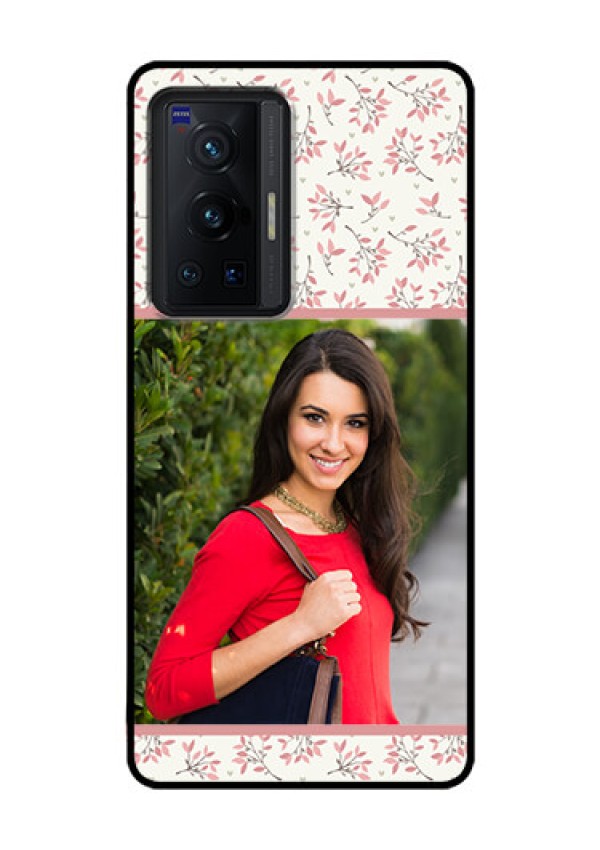 Vivo X70 Pro 5G Custom Glass Phone Case - Premium Floral Design