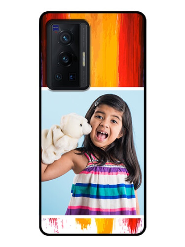 Custom Vivo X70 Pro 5G Personalized Glass Phone Case - Multi Color Design