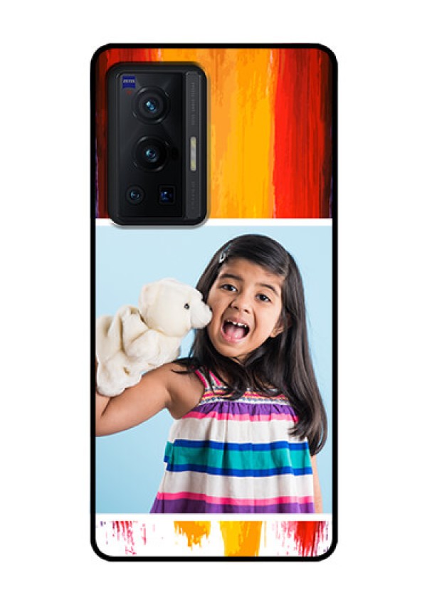 Vivo X70 Pro 5G Personalized Glass Phone Case - Multi Color Design