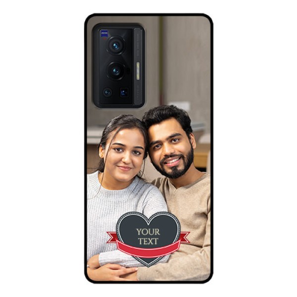 Vivo X70 Pro 5G Custom Glass Phone Case - Just Married Couple Design