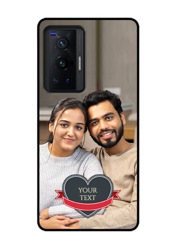 Vivo X70 Pro 5G Custom Glass Phone Case - Just Married Couple Design