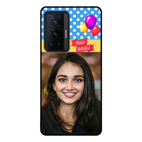 Vivo X70 Pro 5G Custom Glass Mobile Case - Happy Birthday Design