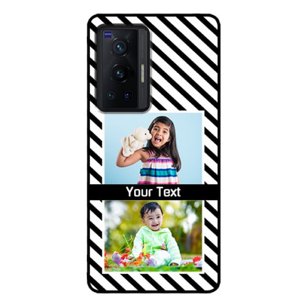 Vivo X70 Pro 5G Photo Printing on Glass Case - Black And White Stripes Design Vivo X70 Pro 5G Photo Printing on Glass Case - Black And White Stripes Design