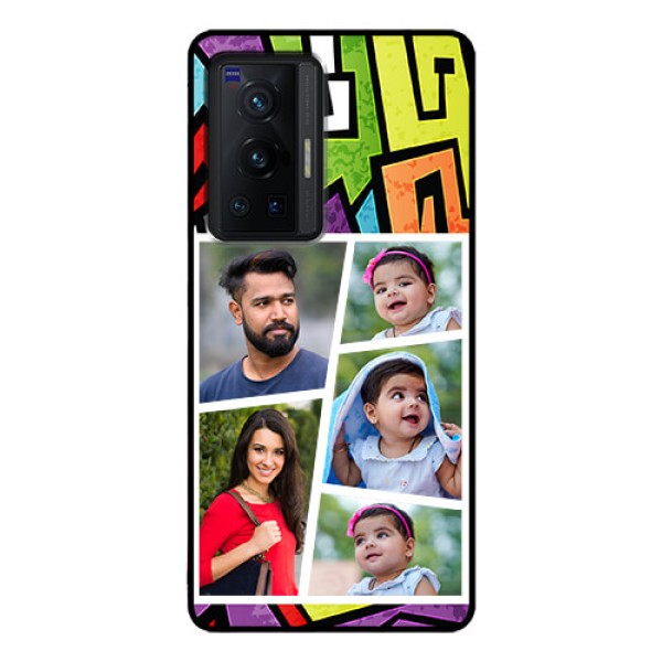 Vivo X70 Pro 5G Custom Glass Phone Case - Graffiti pattern Design