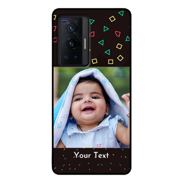Vivo X70 Pro 5G Custom Glass Phone Case - with confetti birthday design Vivo X70 Pro 5G Custom Glass Phone Case - with confetti birthday design