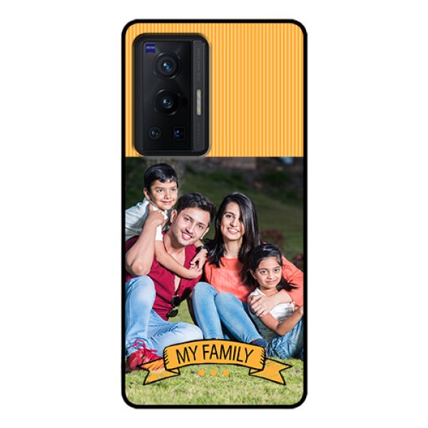 Vivo X70 Pro 5G Custom Glass Phone Case - My Family Design