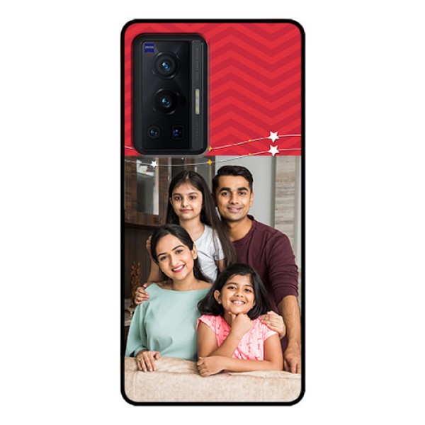 Vivo X70 Pro 5G Personalized Glass Phone Case - Happy Family Design