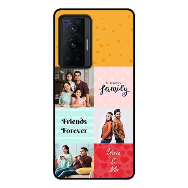 Vivo X70 Pro 5G Personalized Glass Phone Case - Images with Quotes Design