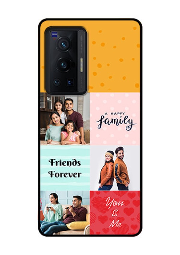 Vivo X70 Pro 5G Personalized Glass Phone Case - Images with Quotes Design