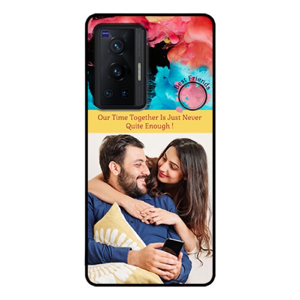 Vivo X70 Pro 5G Custom Glass Mobile Case - Quote with Acrylic Painting Design Vivo X70 Pro 5G Custom Glass Mobile Case - Quote with Acrylic Painting Design