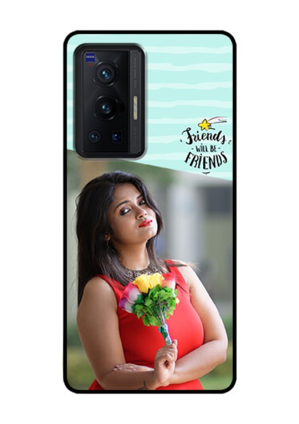 Vivo X70 Pro 5G Custom Glass Phone Case - Friends Picture Icon Design