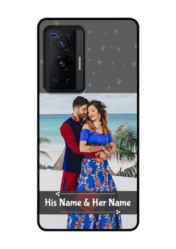 Vivo X70 Pro 5G Custom Glass Mobile Case - Buy Love Design with Photo Online