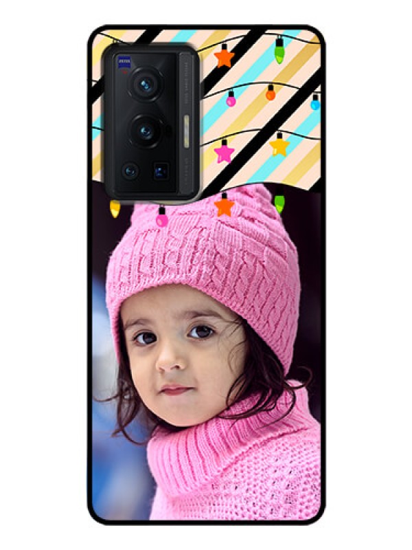 Custom Vivo X70 Pro 5G Custom Glass Mobile Case - Lights Hanging Design