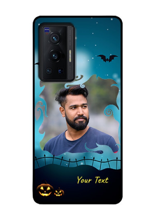 Vivo X70 Pro 5G Custom Glass Phone Case - Halloween frame design