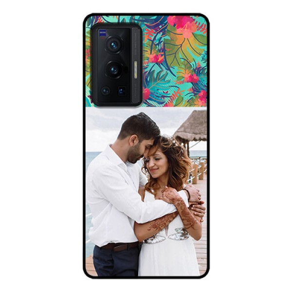 Vivo X70 Pro 5G Photo Printing on Glass Case - Watercolor Floral Design