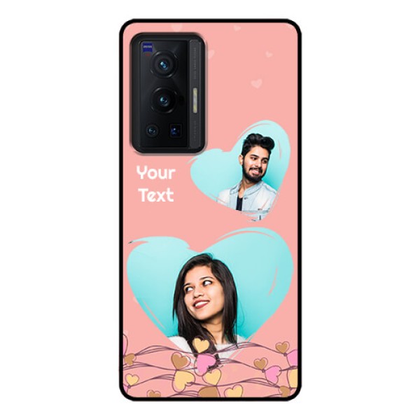 Vivo X70 Pro 5G Custom Glass Mobile Case - Love Doodle Design