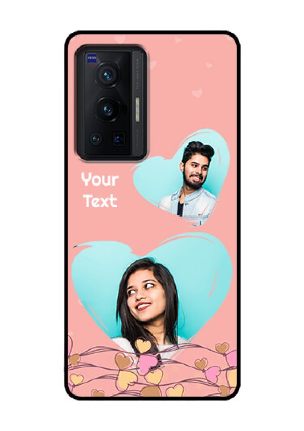 Vivo X70 Pro 5G Custom Glass Mobile Case - Love Doodle Design