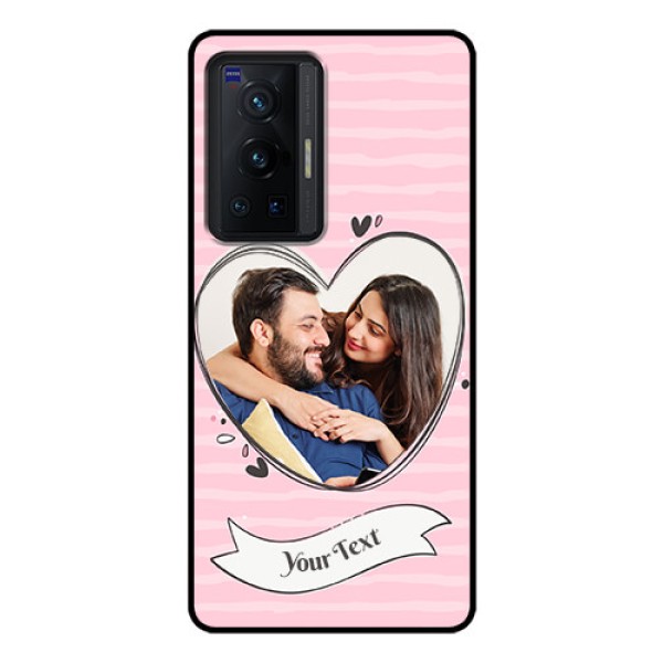 Vivo X70 Pro 5G Custom Glass Phone Case - Vintage Heart Design