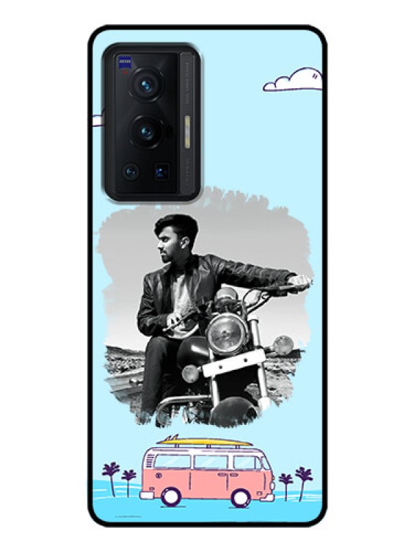 Custom Vivo X70 Pro 5G Photo Printing on Glass Case - Travel & Adventure Design