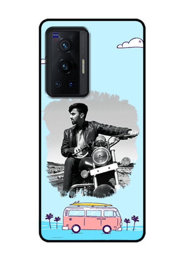 Vivo X70 Pro 5G Photo Printing on Glass Case - Travel & Adventure Design