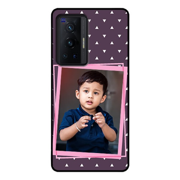 Vivo X70 Pro 5G Custom Glass Mobile Case - Triangle Pattern Dotted Design Vivo X70 Pro 5G Custom Glass Mobile Case - Triangle Pattern Dotted Design