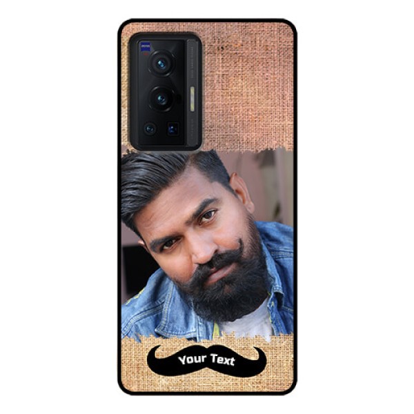 Vivo X70 Pro 5G Personalized Glass Phone Case - with Texture Design