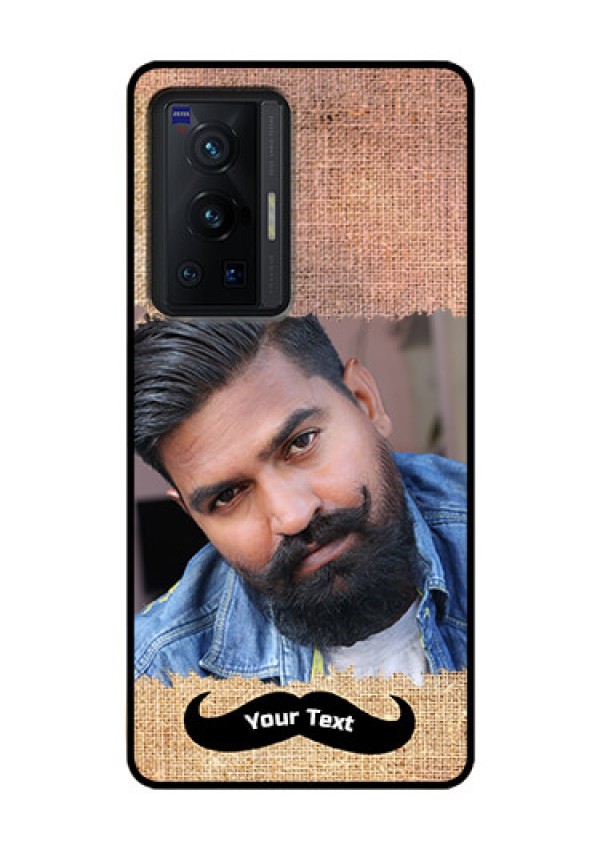 Vivo X70 Pro 5G Personalized Glass Phone Case - with Texture Design