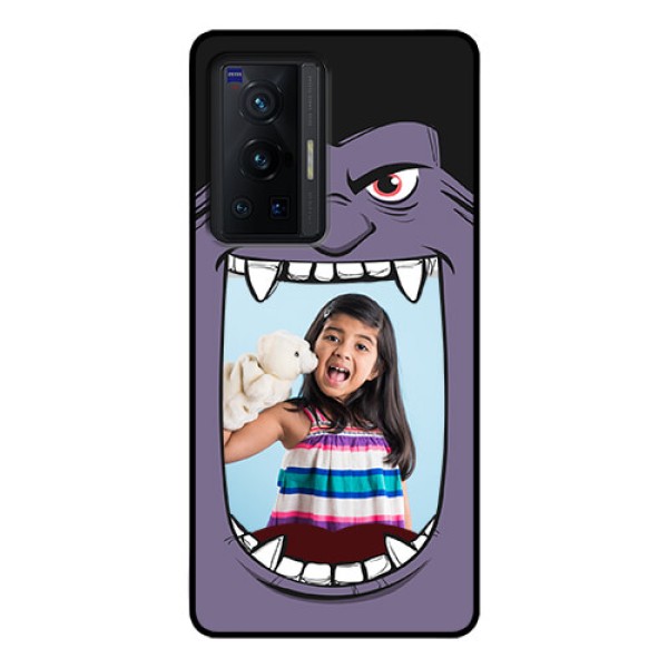 Vivo X70 Pro 5G Custom Glass Phone Case - Angry Monster Design