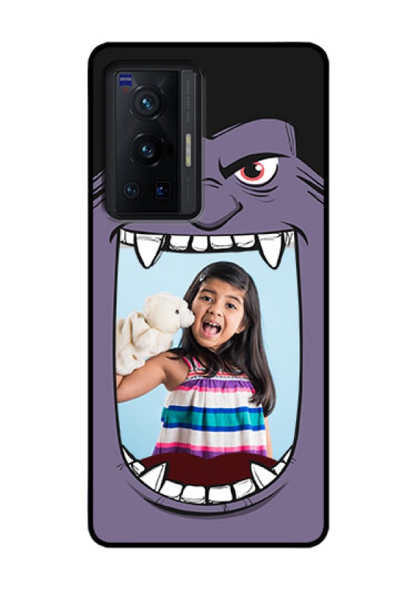 Vivo X70 Pro 5G Custom Glass Phone Case - Angry Monster Design