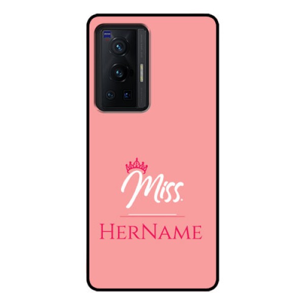 Vivo X70 Pro 5G Custom Glass Phone Case Mrs with Name